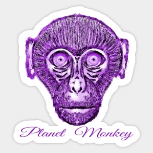 Bored Ape on Planet Monkey Sticker